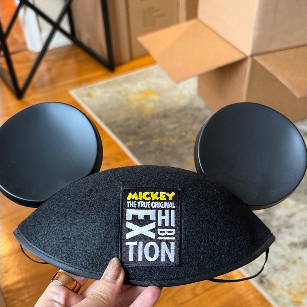 Disney Mickey Black Ears Hat with Patch